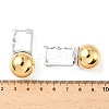 304 Stainless Steel Hoop Earrings EJEW-V015-03GP-2
