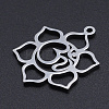 Non-Tarnish 201 Stainless Steel Pendants STAS-T054-JN781-1-2