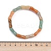 Natural Mixed Gemstone Beaded Stretch Bracelets for Women Men BJEW-M049-12-4