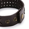 Vintage Cowhide Leather Braided Cord Bracelet for Men LS-BJEW-A039-02B-2