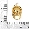 Brass Micro Pave Cubic Zirconia Pendants KK-S526-10G-A-3