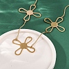 304 Stainless Steel Cross Link Chain Necklaces NJEW-R026-04G-3