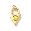 Ion Plating(IP) 304 Stainless Steel with Rhinestone Pendants STAS-G351-10G-11-1