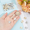 2-Hole 304 Stainless Steel Sewing Buttons STAS-UN0003-94-4