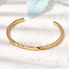 304 Stainless Steel Cuff Bangles for Women BJEW-H644-04G-1
