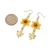Seed Beads Dangle Earrings EJEW-MZ00221-3