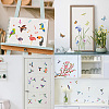 8Pcs 8 Styles Rectangle Plastic Window Stickers DIY-WH20015-002-6
