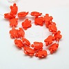 Synthetic Coral Beads Strands CORA-L020-D-M-3