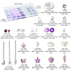 DIY Glass & CCB & ABS Plastic Imitation Pearl Beads Bracelets Mkaing Kits DIY-FS0007-17-4