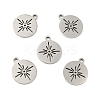Non-Tarnish 201 Stainless Steel Pendants STAS-E015-07P-2