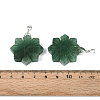 Natural Green Aventurine Pendants G-T144-12H-3