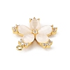 Brass Micro Pave Cubic Zirconia Pendants LS-KK-K371-43G-2