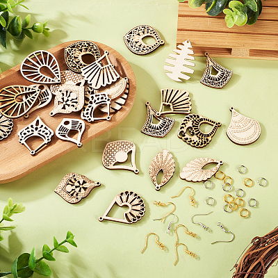 DIY Geometry Earring Making Kit DIY-TA0005-57-1