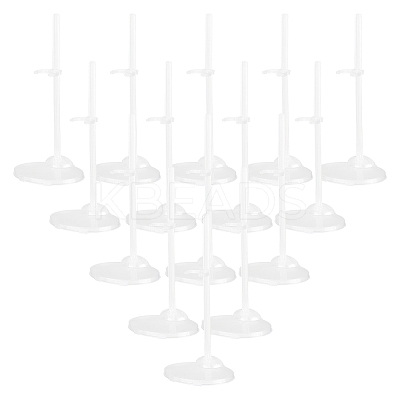 Plastic Assembled Doll Holders ODIS-WH0025-175-1