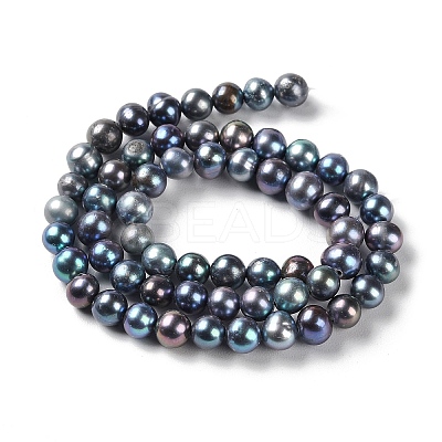 Natural Cultured Freshwater Pearl Beads Strands PEAR-E018-88-1