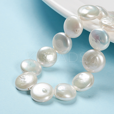 Natural Baroque Pearl Keshi Pearl Beads Strands PEAR-S012-27A-1