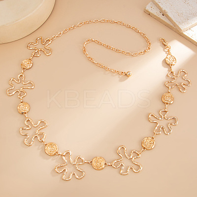 Boho Alloy & Iron Link Chain Belts WG31B15-01-1
