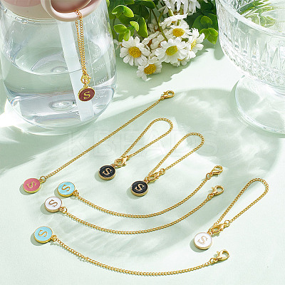 Alloy Enamel Pendant Decorations HJEW-AB00688-1