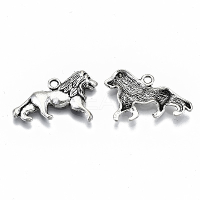 Tibetan Style Alloy Pendants X-TIBEP-N009-36AS-RS-1