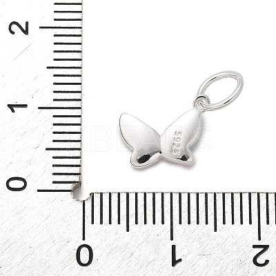 925 Sterling Silver Enamel Butterfly Charms STER-D300-28P-01-1