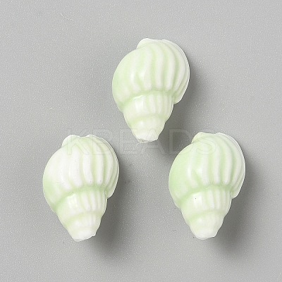 Glazed Porcelain Beads PORC-CJC0004-01B-1