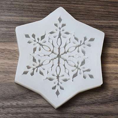 DIY Snowflake Food Grade Silicone Molds DIY-I103-02-1