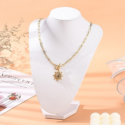 Jewelry Necklace Display Bust S015-A-1