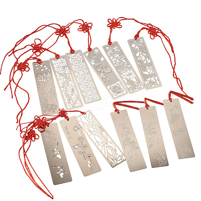 Stainless Steel Bookmarks AJEW-TA0001-07P-1
