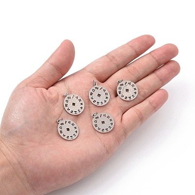 Non-Tarnish 201 Stainless Steel Pendants STAS-S105-T565D-1-1
