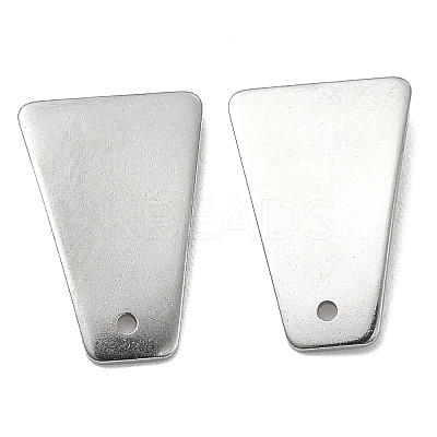 Non-Tarnish 201 Stainless Steel Stud Earrings Finding STAS-B035-06P-1