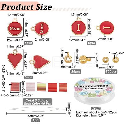 DIY Mother's Day Bracelet Making Kits DIY-NB0007-73-1