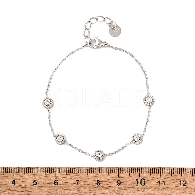 304 Stainless Steel Link Bracelets BJEW-A047-01P-01-1