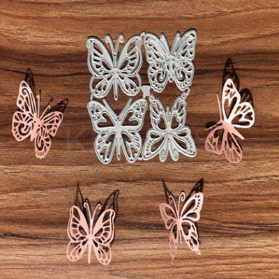 Butterfly Carbon Steel Cutting Dies Stencils DIY-R079-005-1