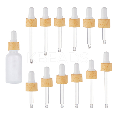 12 Sets 6 styles Straight Tip Glass Eye Droppers TOOL-BC0002-13-1