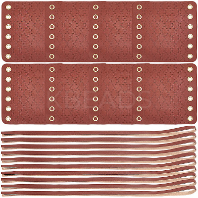 Imitation Leather Road Cycling Bicycle Handlebar Cover Grips AJEW-WH20018-101A-1