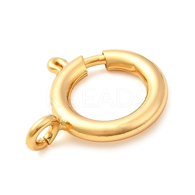 Brass Spring Ring Clasps KK-D407-20G-E-1