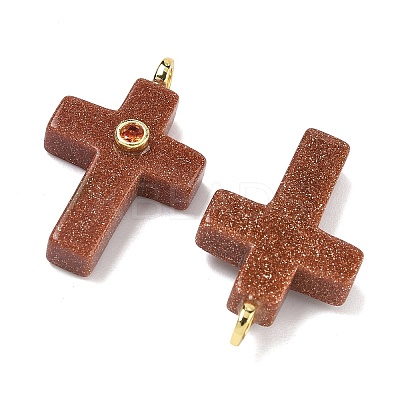 Synthetic Goldstone Pendants G-B180-01G-03-1