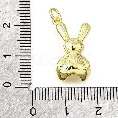 Brass Micro Pave Cubic Zirconia Pendants KK-V007-21G-1