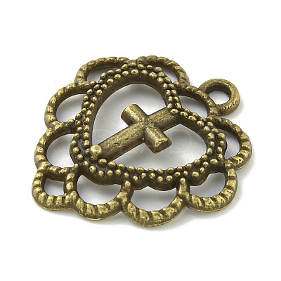 Tibetan Style Alloy Pendants TIBE-I026-6016AB-1