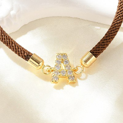 Adjustable Nylon Cord Bracelets BJEW-C096-01G-01-1