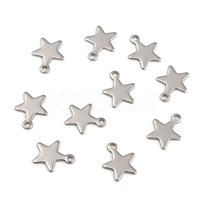 Tarnish Resistant 304 Stainless Steel Charms STAS-G190-27P-B-1
