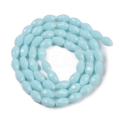 Opaque Solid Color Beads Strands EGLA-N013-P6mm-D11-1