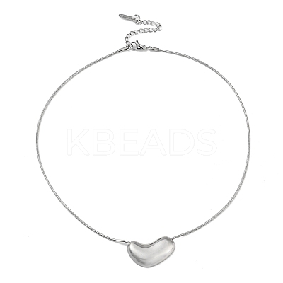 Non-Tarnish 304 Stainless Steel Pendant Necklaces NJEW-G120-03P-1