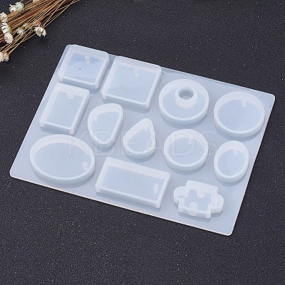 DIY Silicone Pendant Molds AJEW-P041-M-1-1