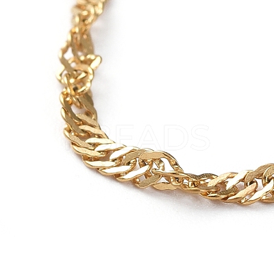 304 Stainless Steel Singapore Chain Necklaces NJEW-JN02662-03-1