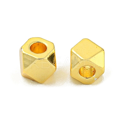 Rack Plating Brass Spacer Beads FIND-T071-03G-C02-RS-1