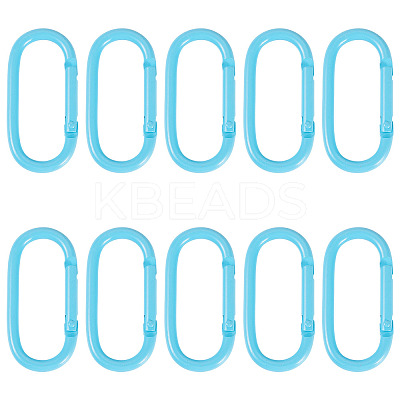 10Pcs Alloy Spring Gate Rings FIND-TA0009-25A-1