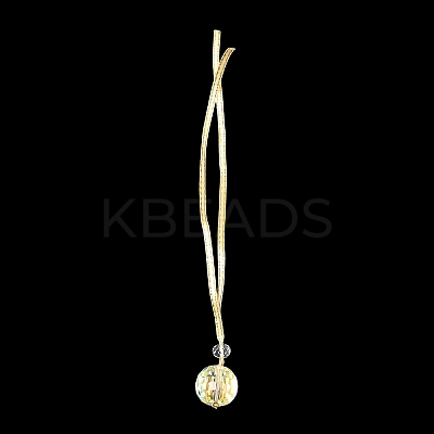 Glass Ball Pendant Decoration DJEW-PW0019-03B-1