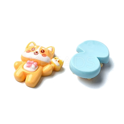 Opaque Resin Animal Decoden Cabochons CRES-Q221-07A-1