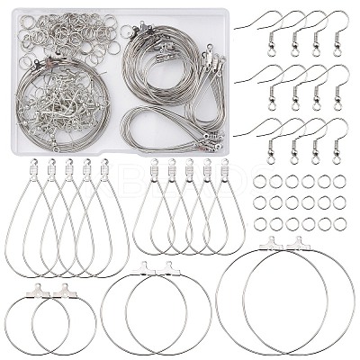 DIY Wire Wrap Earring Making Kit DIY-FS0005-09-1